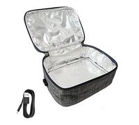 Chauffe-plat électrique USB - Four portable pour plats cuisinés | Récipient alimentaire chauffant pour le déjeuner personnel pour chauffer et cuisiner, idéal pour les voyages, le bureau et les