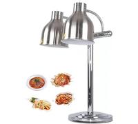 Chauffe Plat Lampe chauffante pour cuisine commerciale, lampe chauffante pour aliments, table chauffante pour buffet de cuisine de restaurant, ampoules simples/doubles, usage commercial et domestiqu