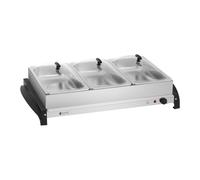 Chauffe-plats - 3 x 2 litres - 400 W | Royal Catering