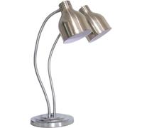 Chauffe-plats buffet suspendu en métal à angle réglable(Silver)