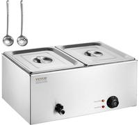 Chauffe-plats Chafing Dish Bac gastronorme 17L 2x1/2 taille 1200W