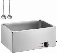 Chauffe-plats Chafing Dish Gastronormbehälter 18L 1200W - Buffet Catering Récipient chauffant - Accessoires pour la gastronomie - Idéal pour les buffets et les événements