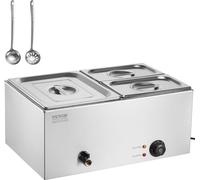 Chauffe-plats Chafing Dish Récipient Gastronorm 16L 1x1/2 + 2x1/4