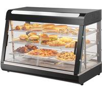 chauffe-plats commercial à 3 niveaux - Armoire à pizza 1,5 kW - Chauffe-boissons avec écran - Appareil de restauration pour les restaurants