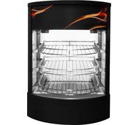 Chauffe-plats Commercial Comptoir chauffant verre Pizza Gâteau Vitrine Comptoir chauffant