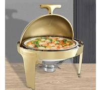 Chauffe-Plats pour Événements Traiteur : Ensemble Buffet De Marmites Chaudes en Acier Inoxydable, Ensemble De Tampons Rectangulaires pour Traiteur, Marmite Chau of(Color:B)