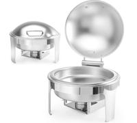 Chauffe-plats pour pâte à bougie, acier satiné, ROND