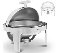 Chauffe-plats rond de table pour pâtes avec couvercle à enroulement 6 l