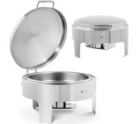 Chauffe-plats rond de table pour pâtes avec couvercle, diamètre 39 cm, 5,8 l