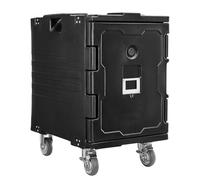 Chauffe-plats traiteur avec roulettes pivotantes, Conteneur isotherme 120 L Pour 6 casseroles (non incluses) Boîtes chauffantes Pour traiteur, restaurant, réception