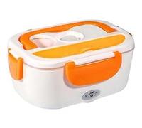 Chauffe-Repas Électrique Portable 1,5 L avec Bol Inox Amovible Hermétique Avizar Orange Orange