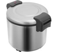Chauffe-riz Électrique, Marmite De 23 L En Acier Inoxydable Avec Système De Maintien Au Chaud À 65 °c, Cuve Intérieure Amovible Antiadhésive Pour Riz, Bouillie, Soupe, Buffet Et Restaurant.