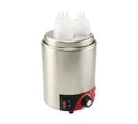 Chauffe-sauce électrique 3 x 600 ml, acier inoxydable 304, 350 W, argenté | Réglage précis de 30 à 85 °C, chauffage doux au bain-marie pour des sauces uniformément chaudes dans la restauration et le