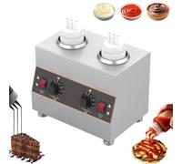 Chauffe-sauce électrique, 640 W, température réglable de 30 à 85 ℃ pour chocolat, confiture, ketchup, caramel, utilisation à trois panneaux, idéal pour les cuisines commerciales