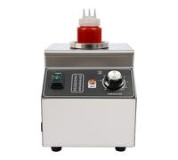 Chauffe-sauce Électrique avec Bouteille À Presser 680ml Acier Inoxydable | Distributeur De Fromage professionnel 100W, Température Réglable, Cafés Restaurants Pizzerias, Caramel beurre chocolat