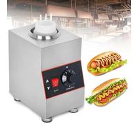 Chauffe-sauce électrique, chauffe-sauce commercial pour 1/2/3/4 bouteilles, plage de température 30-85 °C, en acier inoxydable pour ketchup, chocolat, fromage,1Bottle