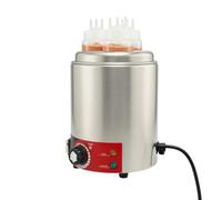 Chauffe-sauce électrique commercial en acier inoxydable 304 pour fromage | Technologie bain d'eau / chaleur uniforme de 30 à 85 °C pour 3 bouteilles de sauce de 600 ml