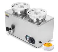 Chauffe-sauce électrique commercial en acier inoxydable pour buffet, restauration, restaurants