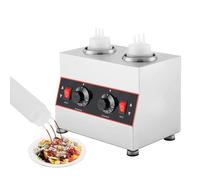 Chauffe-sauces professionnel, chauffe-sauces de comptoir avec température réglable, distributeur de fondant pour fromage chaud, machine de conservation de la chaleur pour confitures(2)