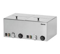 Chauffe Saucisses 2 Cuves GN1/1 Barscher Multicolore G