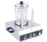 Chauffe-saucisses, réchaud à saucisses, appareil de cuisson à saucisses, chauffe-saucisses, en acier inoxydable, température réglable de 0 à 185 °C, pour la maison, restaurant, café, boulangerie