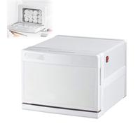 Chauffe Serviettes 7L Armoire à Serviettes Chaudes 176°F Chauffage Rapide Grande Capacité pour Spas Salle de Bain Salon de Coiffure