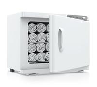 Chauffe-serviettes, armoire chauffante, vitesse de chauffage extrêmement rapide, utilisation facile, chauffe-serviettes de grande capacité pour spa et salle de bain (23 L, blanc)