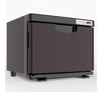 Chauffe-serviettes, armoire chauffante, vitesse de chauffage extrêmement rapide, utilisation facile, chauffe-serviettes pour spa et salle de bain (8 L, marron + noir)