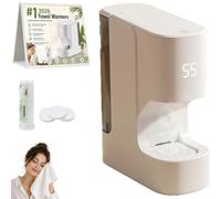 Chauffe-Serviettes Chauffe-Serviettes Chaud for Le Visage Distributeur Automatique Ultra-Silencieux de Serviettes Chaudes for Le Visage, Chauffage Rapide en 5 Secondes(Towel Warmers+20 PCS Towels)