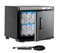 Chauffe-serviettes de 25 l, stérilisateur de serviette chaude Cabinet, vapeur pour serviettes avec clip pour serviette Chauffe-serviettes électrique Chauffage rapide à 75 °C, Armoire à serviettes