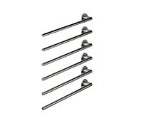 Chauffe-serviettes Dornbracht , 6 voies, montage mural, modèle 83306979-19, chrome foncé, compatible avec la série SPÉCIFIQUE