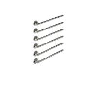 Chauffe-serviettes Dornbracht 83316979-99 Fixation murale, platine foncé brossé
