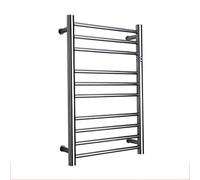 Chauffe-Serviettes Électrique Mural, 7 Barres, En Acier Inoxydable Poli, 65 W, Économe En Énergie, Pour Chambre, Salle De Bain, Hôtel, À Brancher(Tube Carré - Branchez)(Tube Carré - Branchez)