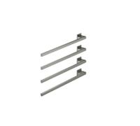 Chauffe-serviettes mural Dornbracht 83304980-99, finition platine foncé brossé