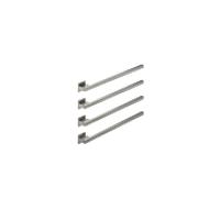 Chauffe-serviettes mural Dornbracht 83314980-99, finition platine foncé brossé