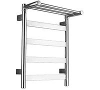 Chauffe-Serviettes Mural Pour Salle De Bain, Porte-Serviettes Chauffant, Radiateur De Salle De Bain En Acier Inoxydable 304, Porte-Serviettes Mural À Économie D'Énergie, Accessoires De Salle De Bain