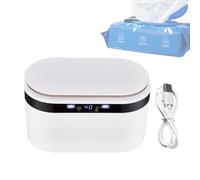 Chauffe-serviettes portable - Distributeur de lingettes pour bébés | Chauffage hygiénique USB de 7,8 pouces, prévient les risques de sécurité | Chauffe-lingettes humides pour enfants D