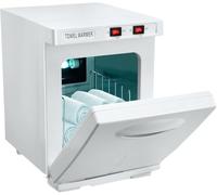 Chauffe-Serviettes Professionnel avec Stérilisateur UV - Chauffage Rapide 10 Min, Grande Capacité 5L pour Spa, Salon et Maison - Intérieur en Acier Inoxydable, Plusieurs Tailles Disponibles,White-5L