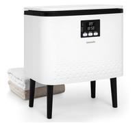 Chauffe-serviettes Rectangulaire - SereneLife - 20L - Arrêt Automatique - Minuterie - Aromathérapie - Noir