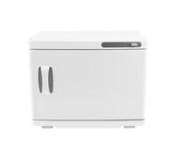 Chauffe-Serviettes Sèche Serviette Vapeur Pour Salon d'Esthétique, Restaurant, Spa, Hotel, Barbier - Blanc - 23 L/Jusqu'à 70 Serviettes Température 10 à 70°C [2 Pinces GRATUITES]