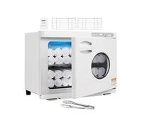 Chauffe-Serviettes Stérilisateur 23L Avec Lumière UV 2 Paniers En Acier Inoxydable