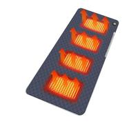 Chauffe-siège d'extérieur - Coussin de chaise chauffant de 40 cm, radiateur alimenté par USB, coussin portable à 3 réglages | Tapis chauffant polyvalent pour les hanches, la taille, les épaules, le do