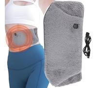 Chauffe-taille électrique | Ceinture chauffante | Ceinture chauffante sans fil flexible | Ceinture chauffante réglable avec 3 réglages de température pour le confort lombaire, abdomen et taille