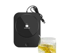 Chauffe-tasse à café - Arrêt automatique pour bureau, réglages de température intelligents, chauffe-boisson, thé, eau, lait pour toutes les tasses et tasses, chauffe- pour bougies