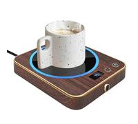 Chauffe-Tasse à Café, Chauffe Tasse à Café, Chauffe-Tasses avec 3 Niveaux de Température, 1-12H Minuterie, Chauffe-Café Electrique, Chauffe Tasse pour Chauffer Café, Thé, Lait