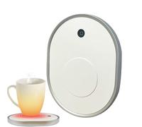 Chauffe-tasse à café - Coussin chauffant de bureau - Assiette chauffante électrique pour boissons - Base de température Smart Touch - Chauffage de bureau compact - Maintient votre boisson pendant les