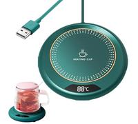 Chauffe-tasse à café intelligent - Chauffe-boisson électrique de 20 W, 3 contrôles de température | Dessous de verre chauffant antidérapant pour café, thé, lait et boissons, parfait pour la maison, le