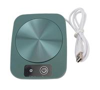 Chauffe-Tasse à café, Thermostat Intelligent, Chauffage Rapide, Portable, Chauffe-Boisson, sécurité fiable, pour la Maison et Le Bureau (Verte)