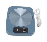 Chauffe-tasse à café, Thermostat intelligent, chauffage rapide, pour la maison et le bureau, matériau ABS de qualité supérieure (bleu)