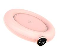 Chauffe-tasse à Café USB 10W Rose pour Bureau, Hiver, 13x11,7x2,3cm | Métal et ABS, Arrêt Programmé Après 8 Heures, Trois Niveaux Thermiques, Charge USB pour Tasses en Céramique